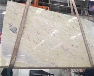 New Quarry Green and Blue Crystal Marble Slab Tiles