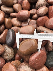 Red Pebble Stone ,Polished River Stone