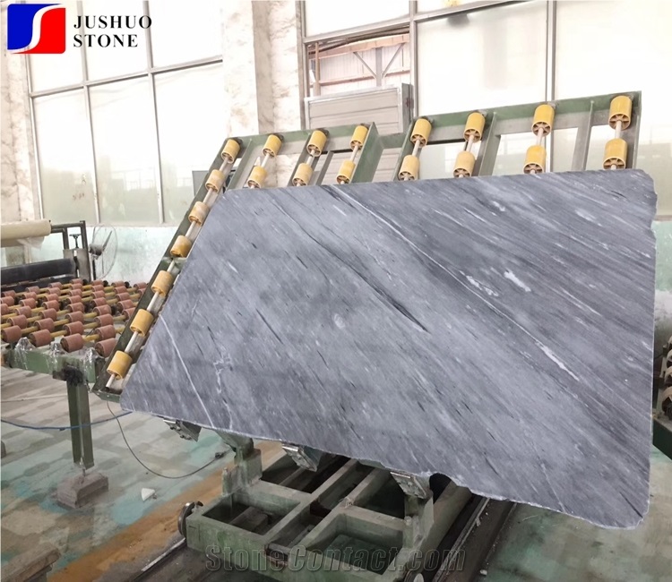 China Factory Stock Alpine Grey Marble Slab Sale