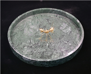 Rounded Shape Marble Tray