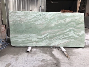 Lady Green Light Color Backlict Onyx Slabs