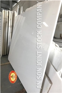 Excellent an Son White Marble Slabs