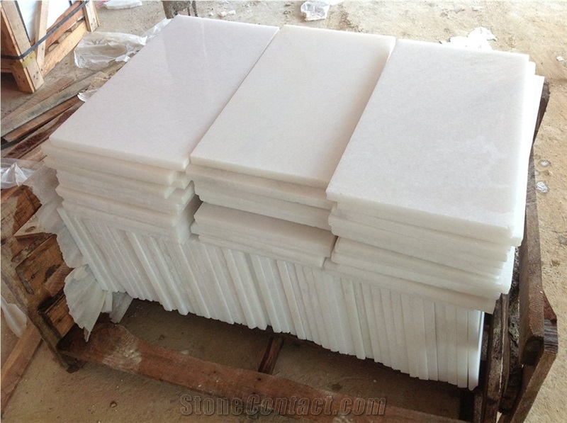 High Quality White Marble 40x80x3 cm