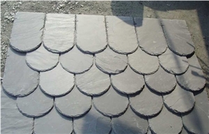 China Grey Slate Split Culture Stone Roofing Tile