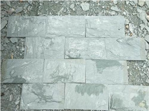 China Patio Paving Stone Split Green Slate Tiles