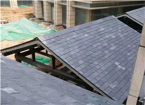 Grey Black Slate Roofing Tile and Covering