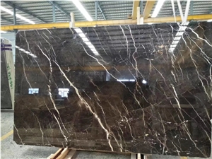 Polished Brown Marquina Marble,Marble Slabs