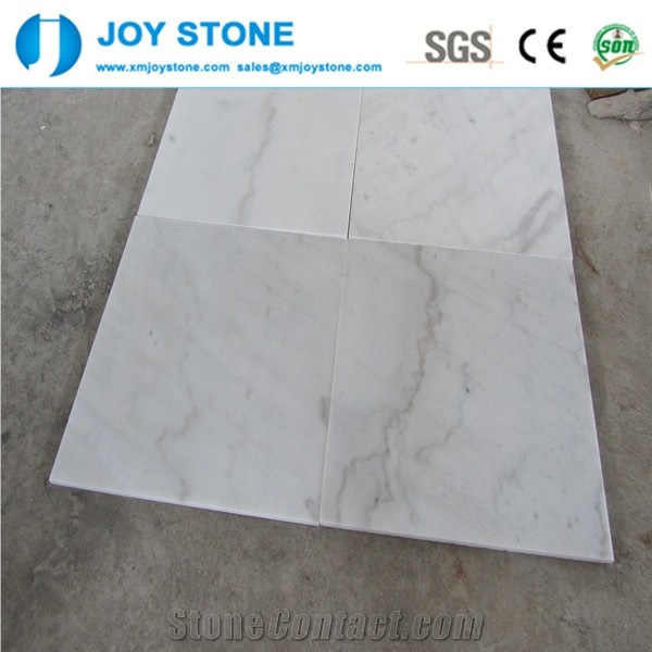 China Carrara White Guangxi White Marble Thin Tile