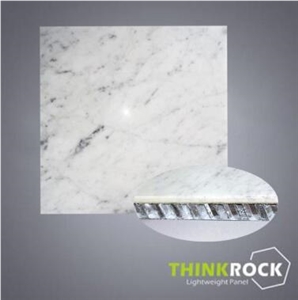 Carrara White Honeycomb Panels Lightweiht Tiles