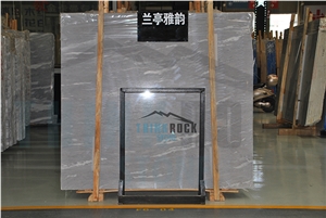 Grey Cloud Marble Slab from China