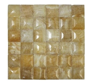 Honey Onyx Mosaic Tiles Walling