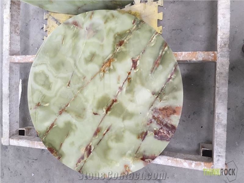 Iran Light Green for Kitchen Countertops Round Table Top