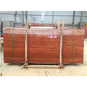 Iran Red Travertine Persia Rosso Persian Red Slabs