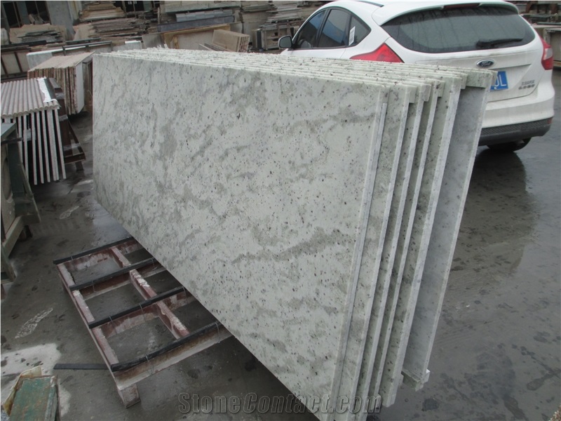 Kashmir White Granite Slabs Tiles