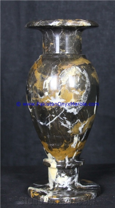 Black Gold Marble Home Decorative Vases