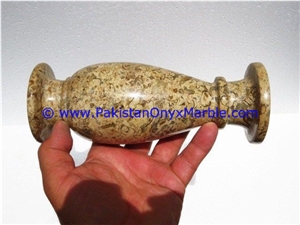 Coral Beige Marble Vases Fossil Corel Marble