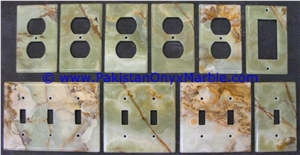 Green Onyx Switch Plate Cover Room Home Decor
