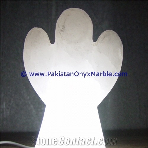 Himalayan Ionic Salt Crystal Angel Lamp