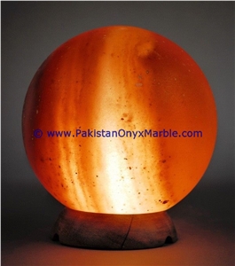 Himalayan Ionic Salt Crystal Ball Lamp