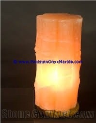 Himalayan Ionic Salt Crystal Bamboo Lamp