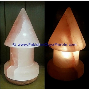 Himalayan Ionic Salt Crystal Cone Lamp