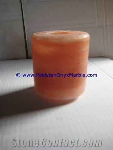 Himalayan Salt Candle Holder Tea Light Cylinder