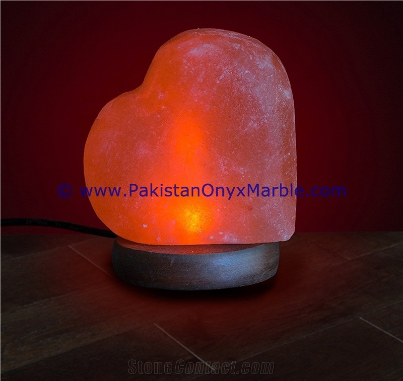 Himalayan Usb Heart Salt Lamps Crafted
