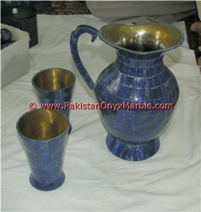 Lapis Lazuli Water Set