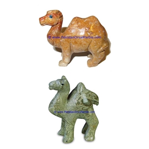 Marble Animals Camels Statue Sculpture Figurine