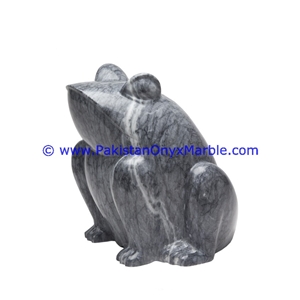 Marble Animals Frogs Statue Sculpture Figurine