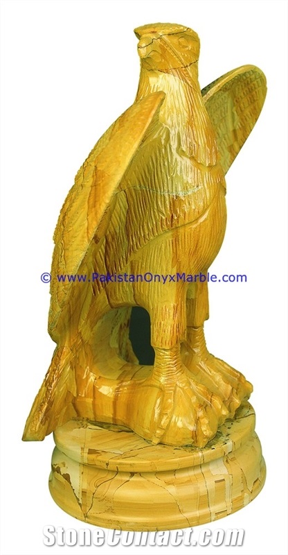 Marble Birds Eagle Statue Sculpture