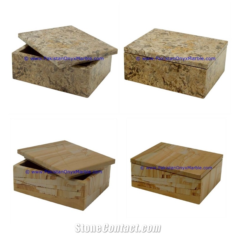 Marble Boxes Rectangle Boxes Jars Canister