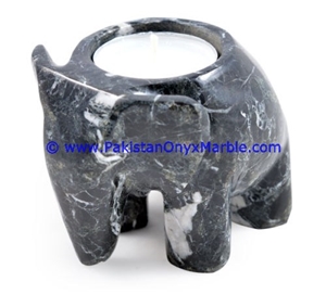 Marble Candle Holders Animals Shaped