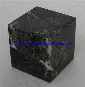 Marble Cubes Blocks Black