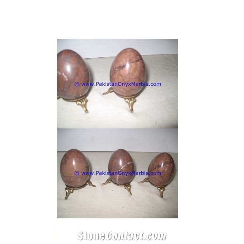 Marble Eggs Decorative Marina Pink