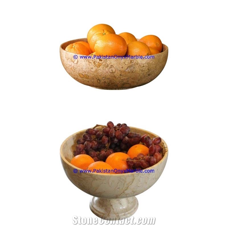 Marble Fruit Bowls Fossil Corel Marble Dish Cake