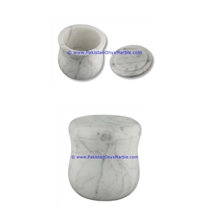 Marble Jars Ziarat Carrara White Marble