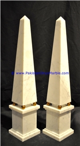 Marble Obelisks Ziarat Carrara White