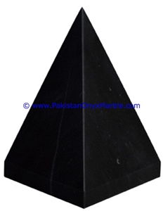 Marble Pyramids Jet Black Marble