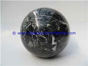 Marble Spheres Round Ball Black Zebra