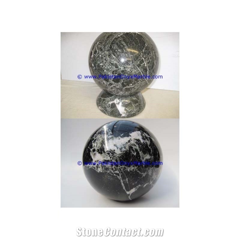 Marble Spheres Round Ball Black Zebra