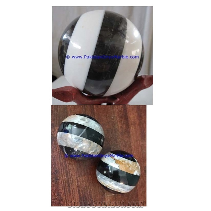 Marble Spheres Round Ball Multi Stone
