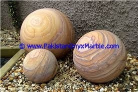 Marble Spheres Round Ball Teakwood Burmateak