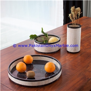 Marble Vases Multi Stone Marble Handcrafted