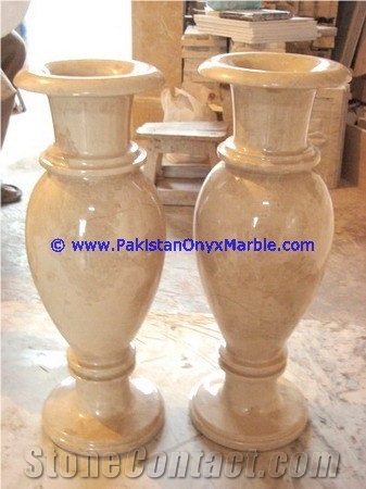 Marble Vases Verona Sahara Beige Marble