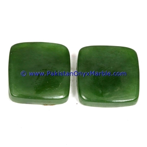 Nephrite Jade Polished Green Cabochons