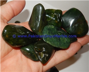 Nephrite Jade Polished Tumbled Stones