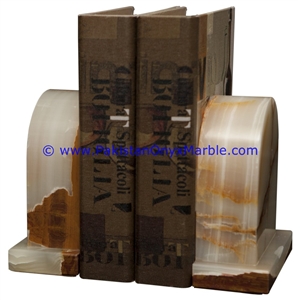 Onyx Bookends Round Shaped