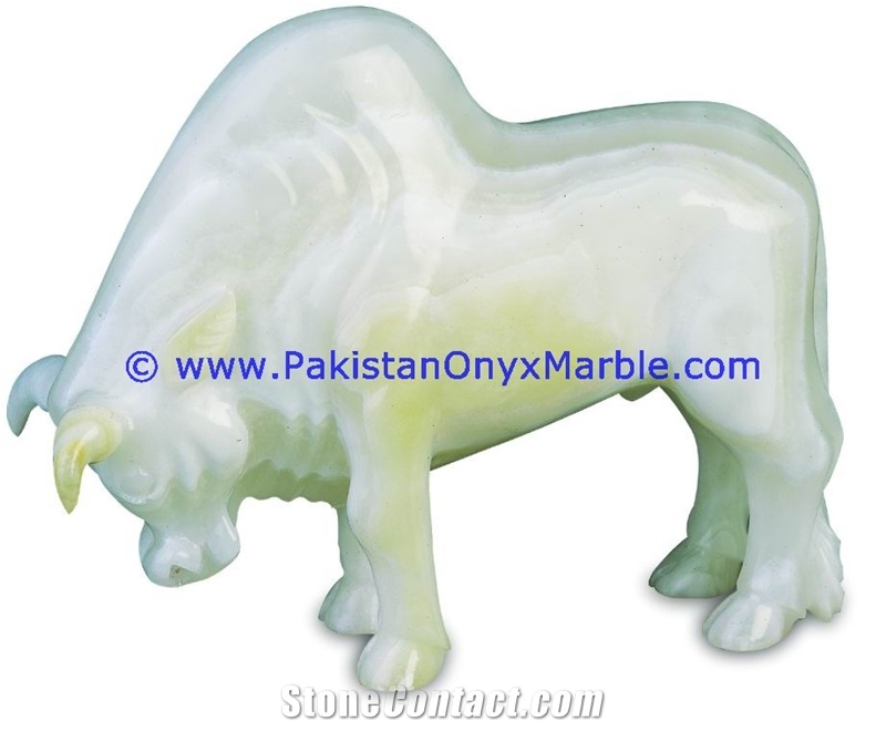 Onyx Bull Ox Hand Carved Handicrafts