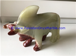 Onyx Bull Ox Hand Carved Handicrafts
